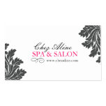 Carte de visite chic de spa et de salon