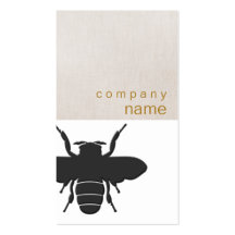 Carte de visite d'abeille