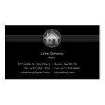 Carte de visite d'agent immobilier