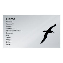 Carte de visite d'albatros