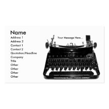Carte de visite d'auteur