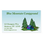 Carte de visite de camping