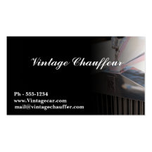 Carte de visite de chauffeur