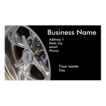 Carte de visite de chrome