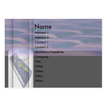 Carte de visite de clavier