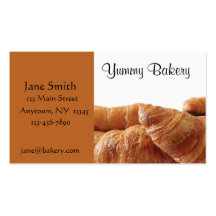 Carte de visite de croissants