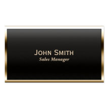 Carte de visite de directeur commercial de frontiè