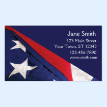 Carte de visite de drapeau américain cartes professionnelles