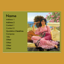 Carte de visite de Godward Flabellifera cartes professionnelles