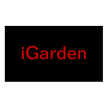 Carte de visite de jardinage