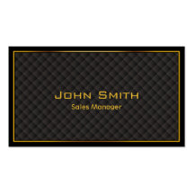 Carte de visite de luxe de directeur commercial de