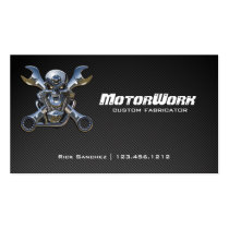 Carte de visite de moto de fibre de carbone de Fau cartes professionnelles