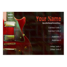Carte de visite de Musicalia de GUITARE