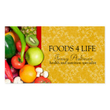 Carte de visite de nutritionniste