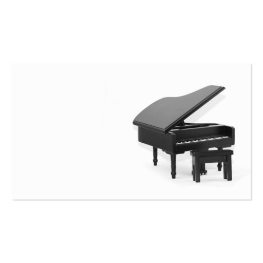 Carte de visite de piano à queue