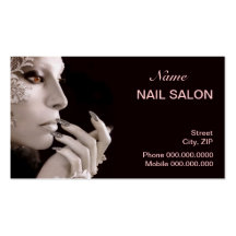 Carte de visite de salon de clou