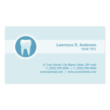 Carte de visite de soins dentaires/dentiste