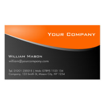 Carte de visite de Stylish Orange, Company