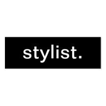 Carte de visite de styliste