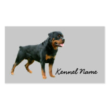 Carte de visite d'éleveur de rottweiler
