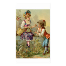carte de visite deux enfants19eme
