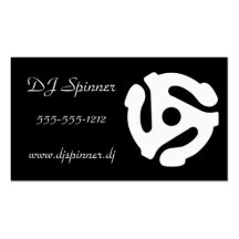 Carte de visite du DJ - 45 t/mn