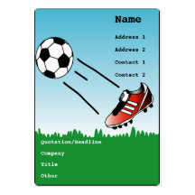Carte de visite du football