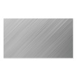 carte de visite en aluminium balayé brillant