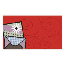 carte de visite fait main de cartes de crafter