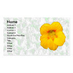Carte de visite jaune rougeoyant personnalisable d