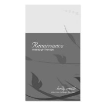Carte de visite - la Renaissance