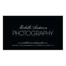 CARTE DE VISITE LISSE DE PHOTOGRAPHIE DU PHOTOGRAP