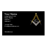 Carte de visite maçonnique 3