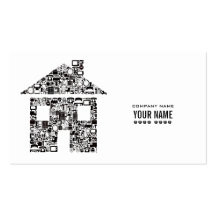 Carte de visite moderne blanc de modèle de constru