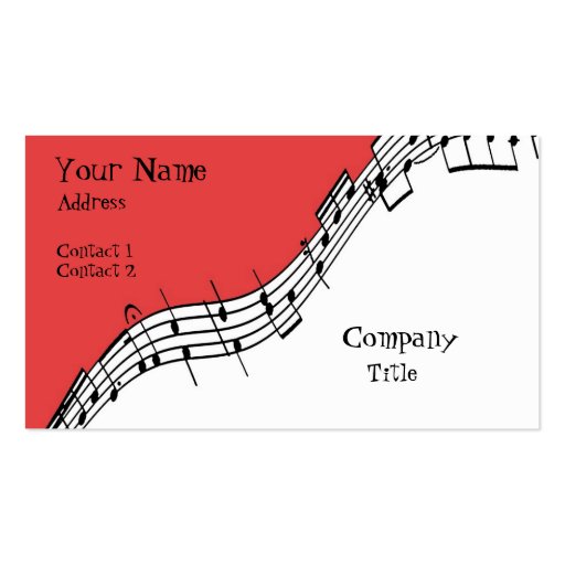 Carte de visite musical