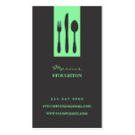Carte de visite personnel de chef