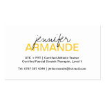 Carte de visite professionnel moderne