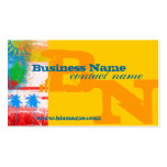 Carte de visite surfant de couleur multi