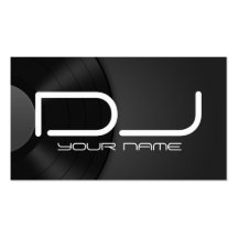Carte de visite unique du DJ