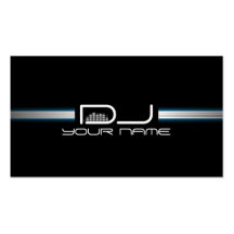 Carte de visite unique du DJ