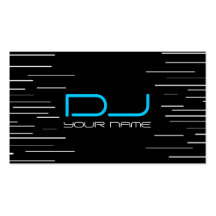 Carte de visite unique du DJ