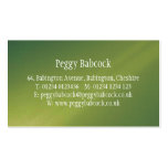 Carte de visite vert pomme simple de gradient