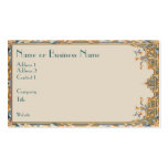 Carte de visite victorien bronzé de Flourish