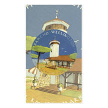 Carte de visite vintage de voyage