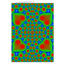 Carte de voeux abstraite