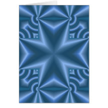 Carte de voeux abstraite de bleu