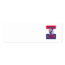 Carte de voeux américaine d'affiche de Jour du Sou Modèles De Cartes De Visite