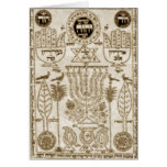 Carte de voeux Channukah heureux