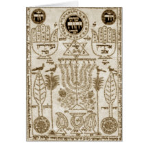 Carte de voeux Channukah heureux