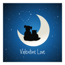 Carte de voeux d'amour de Saint-Valentin Invitations Personnalisables